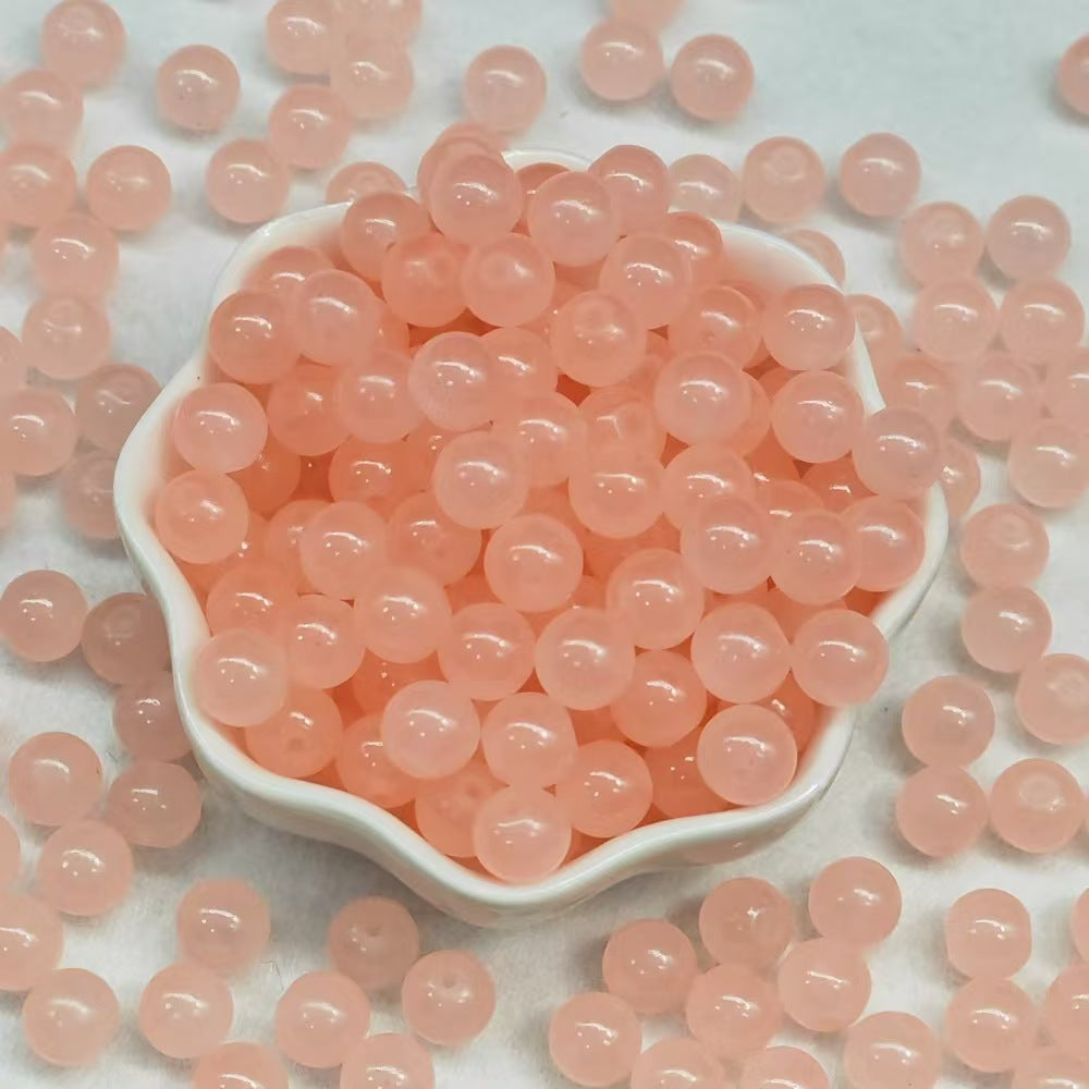 FS3842- 6mm Pink Glass Beads